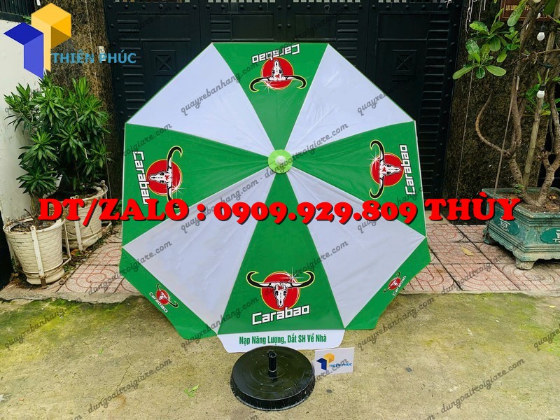 bảng giá dù che nắng ngoài trời quảng cáo