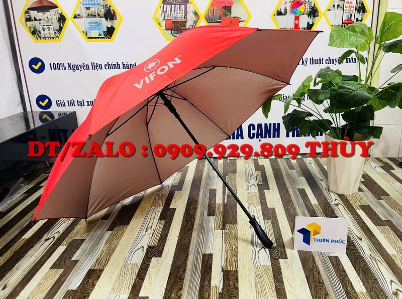 dù cầm tay in logo giá rẻ