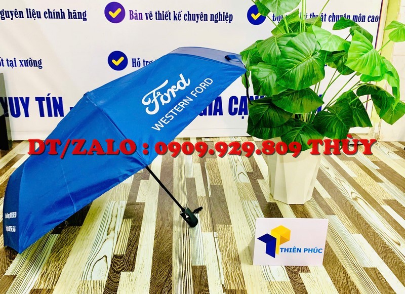 dù cầm tay làm quà tặng in logo