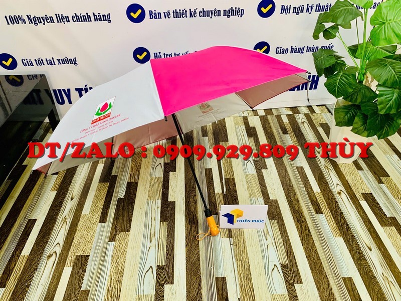 dù cầm tay quảng cáo in logo