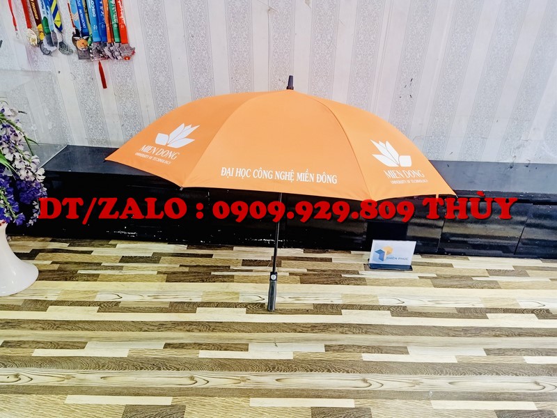 dù che mưa cầm tay cỡ lớn in logo