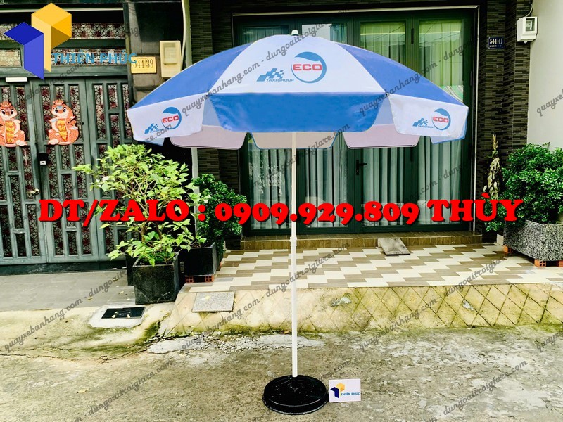 dù che nắng ngoài trời in logo