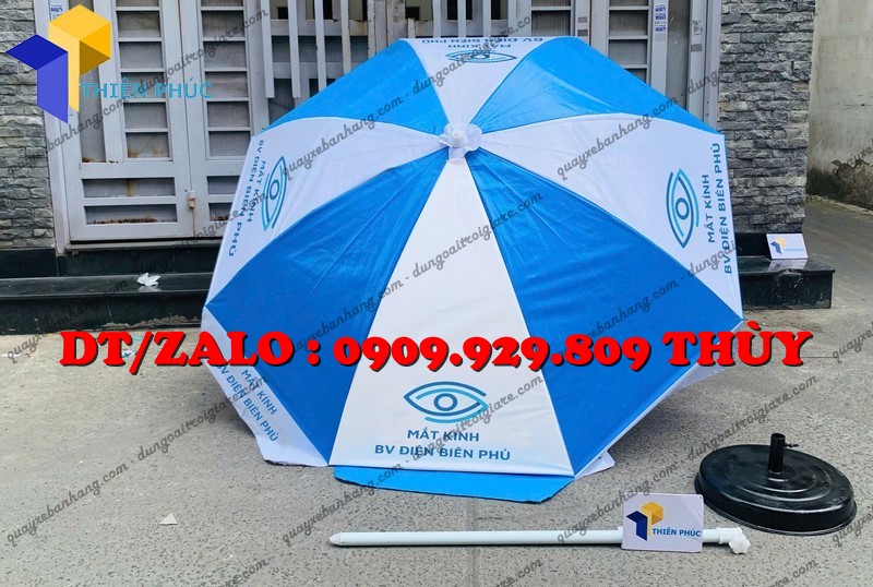 dù che quảng cáo sự kiện in logo