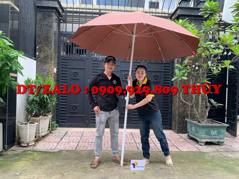 Dù che xe bán cà phê gấp gọn