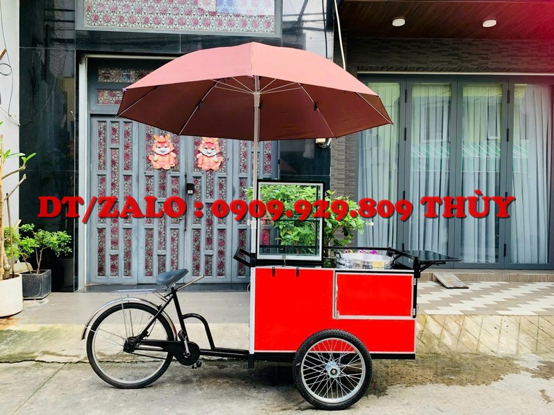 Dù che xe đạp bán hàng lưu động giá rẻ