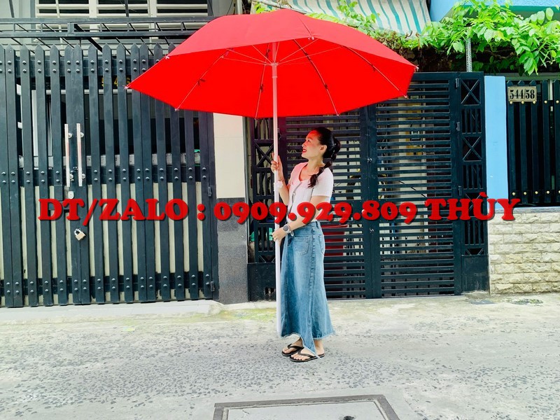 Dù che xe đẩy bán hàng vỉa hè