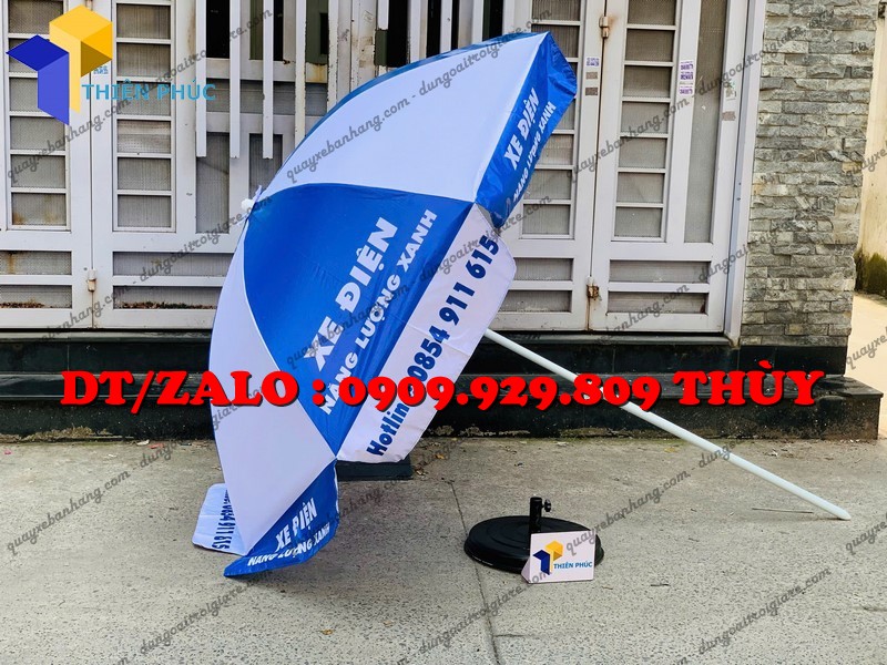 dù in logo sự kiện quảng cáo che mưa