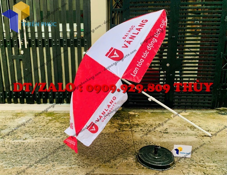 dù quảng cáo in logo trường văn lang