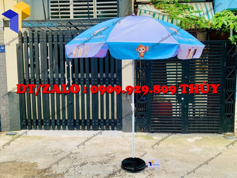 ô dù che mưa quảng cáo in logo