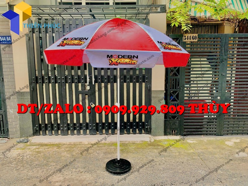 ô dù che quảng cáo in bạt