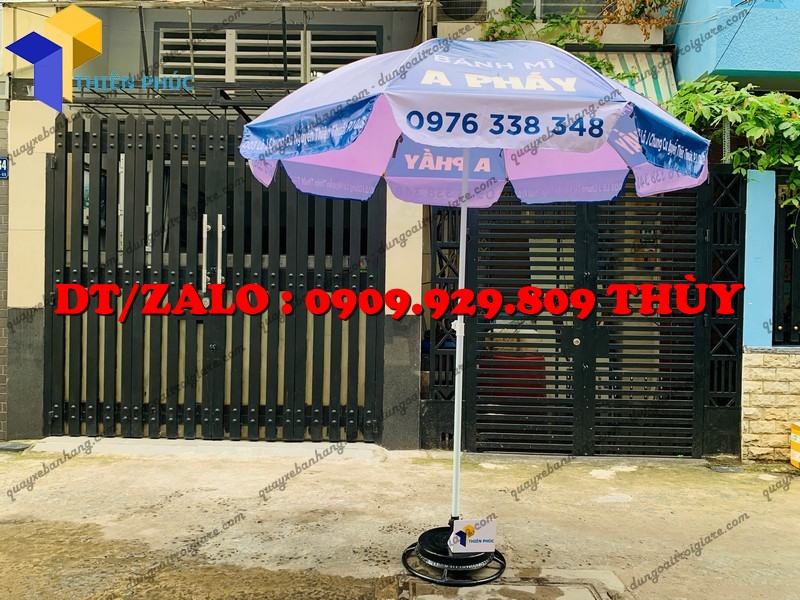 ô dù che xe bán đồ ăn vải hè