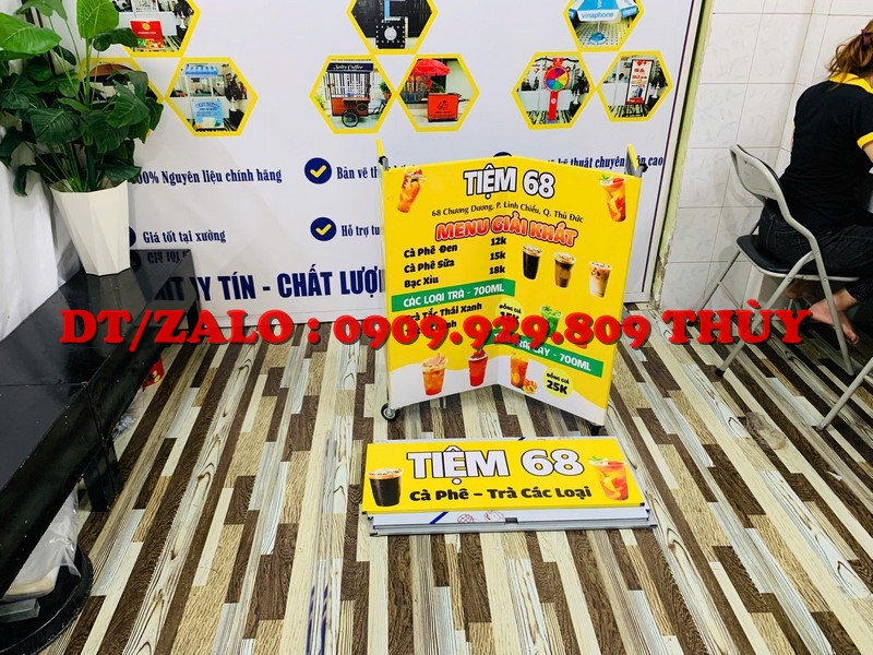 Xe cà phê take away mini lưu động
