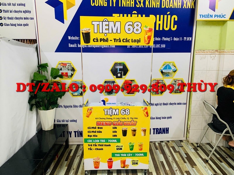 Xe cà phê take away mini