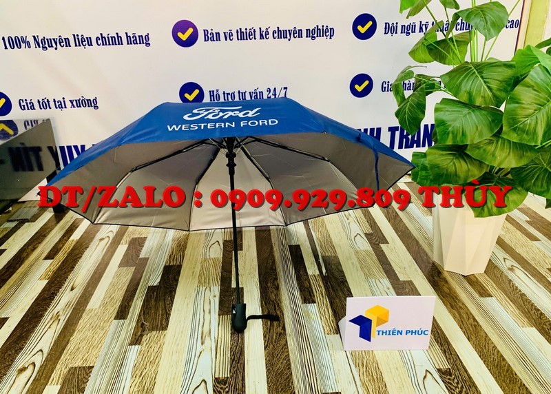xưởng in dù cầm tay làm quà tặng