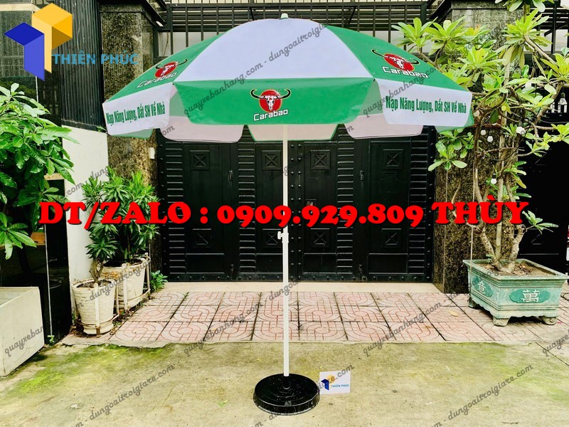 xưởng in dù che nắng ngoài trời quảng cáo