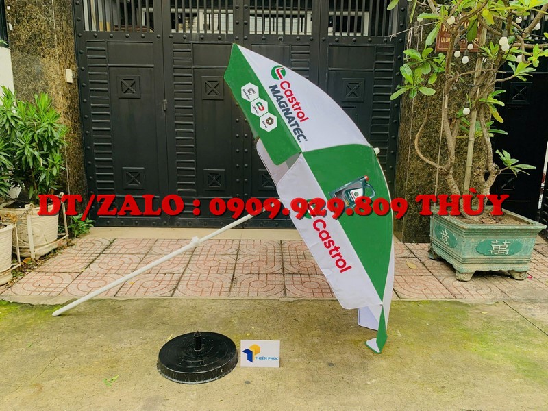 xưởng in dù quảng cáo in logo