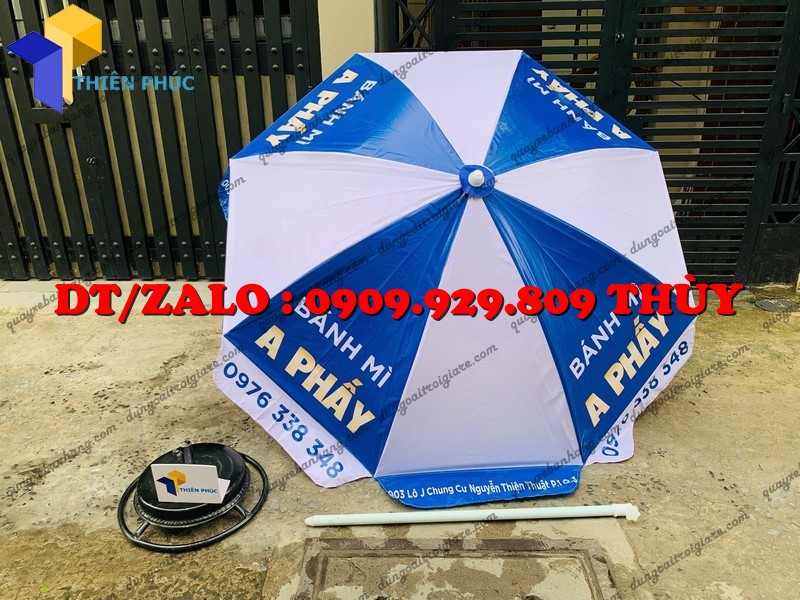 xưởng sản xuất ô dù che xe bánh mì