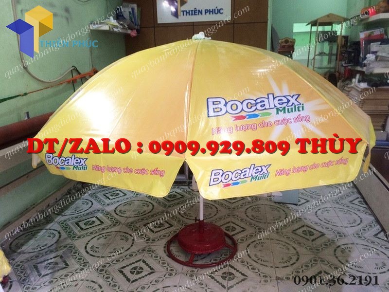 Xưởng sản xuất ô dù quảng cáo che nắng in logo giá rẻ tại hcm